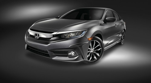 2016 Honda Civic Sedan with Honda Genuine Accessories.