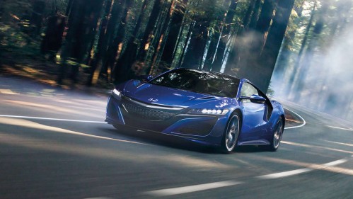 Honda NSX blue